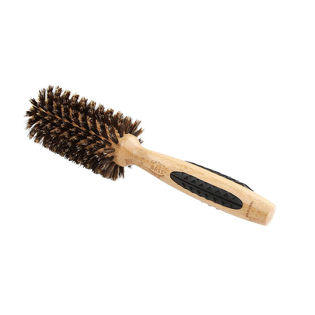 Bass Brushes 910 Dark Bamboo | Medium Barrel Round Brush with Natural Bristles / 910 thumbnail 4