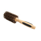 Bass Brushes 910 Dark Bamboo | Medium Barrel Round Brush with Natural Bristles / 910