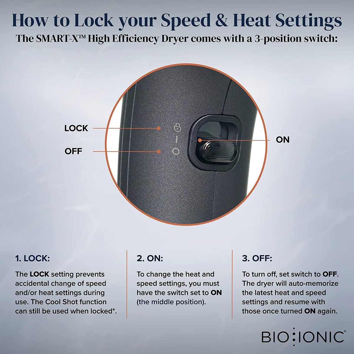 Bio Ionic SMART-X High Efficiency Dryer / BLACK, image 27142604292246