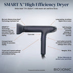 Bio Ionic SMART-X High Efficiency Dryer / BLACK