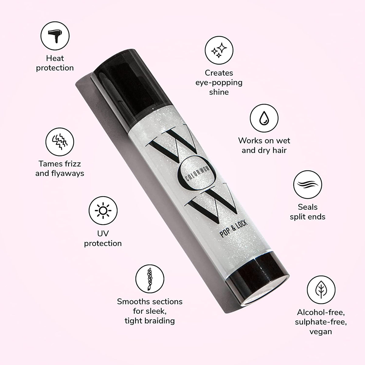 Color Wow Pop + Lock Frizz-Control and Glossing Serum / 1.8, image 25065774448790