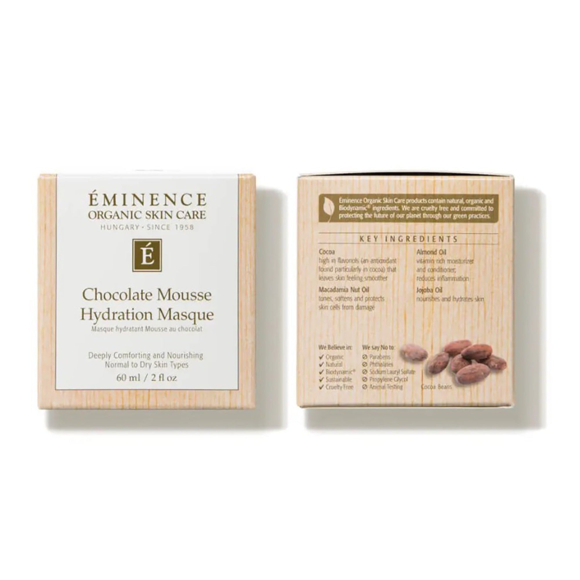 Eminence Organics Chocolate Mousse Hydration Masque / 2OZ