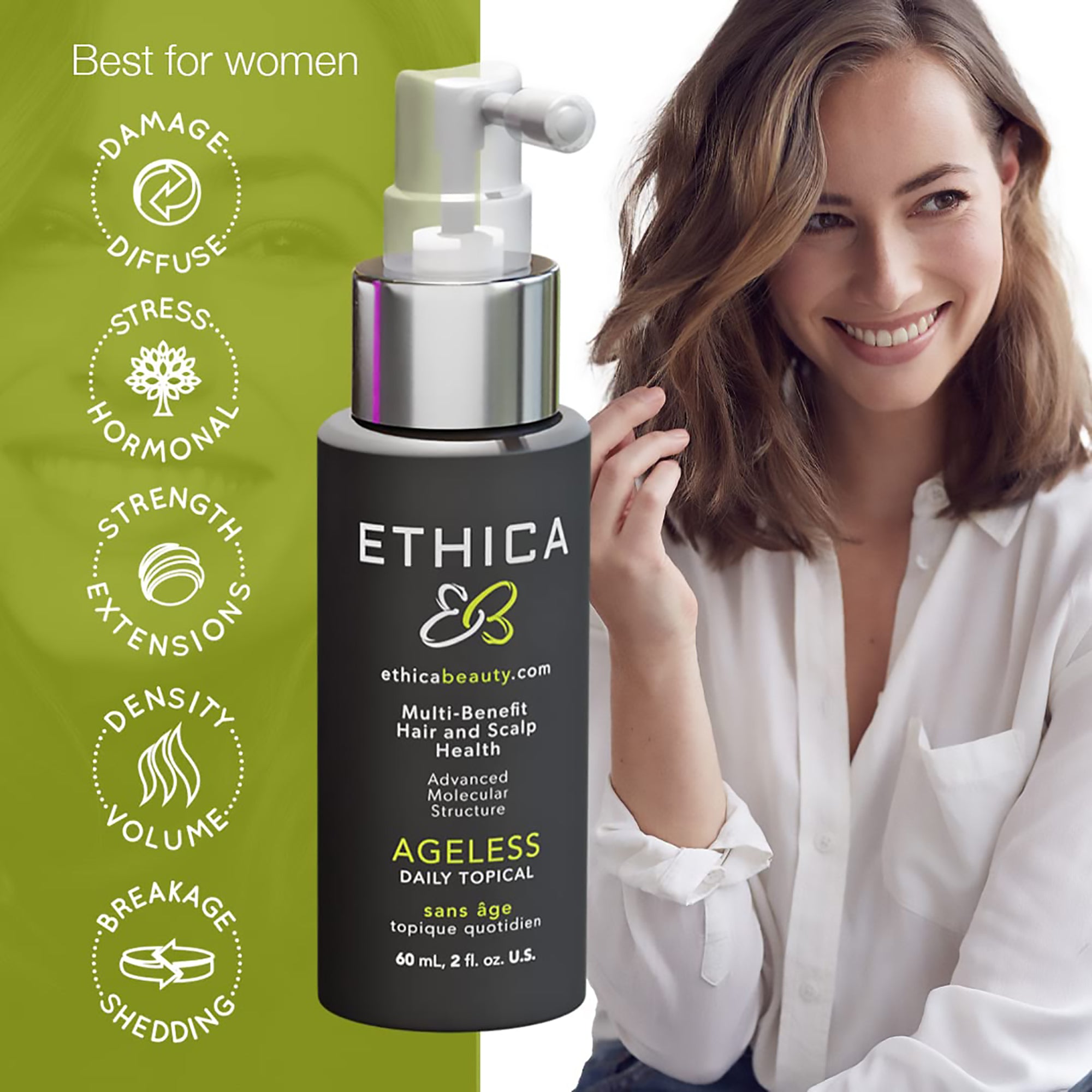 Ethica Beauty Ageless Daily Topical Treatment / 2OZ