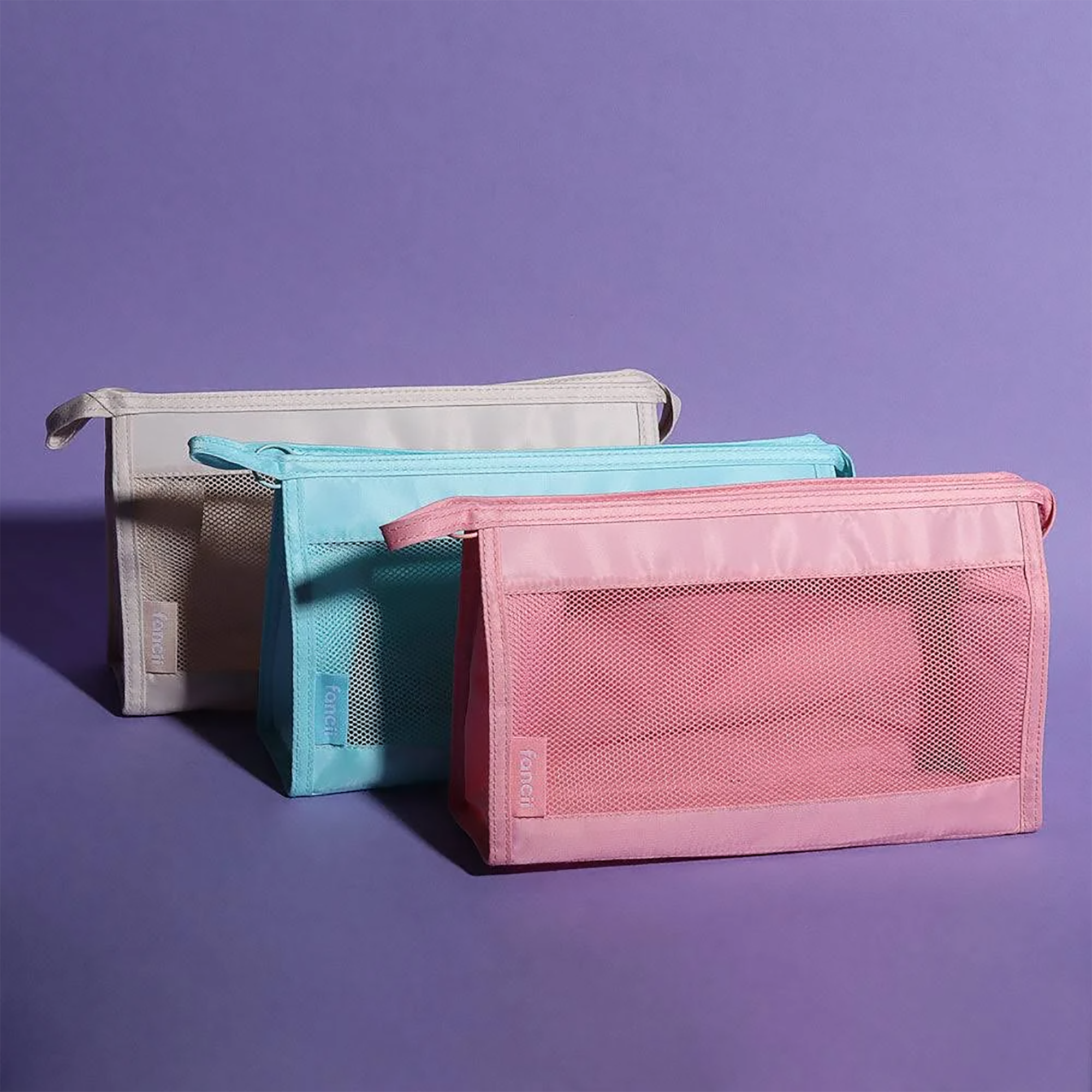 Fancii Cloe Makeup & Toiletry Bag - Blush / BLUSH