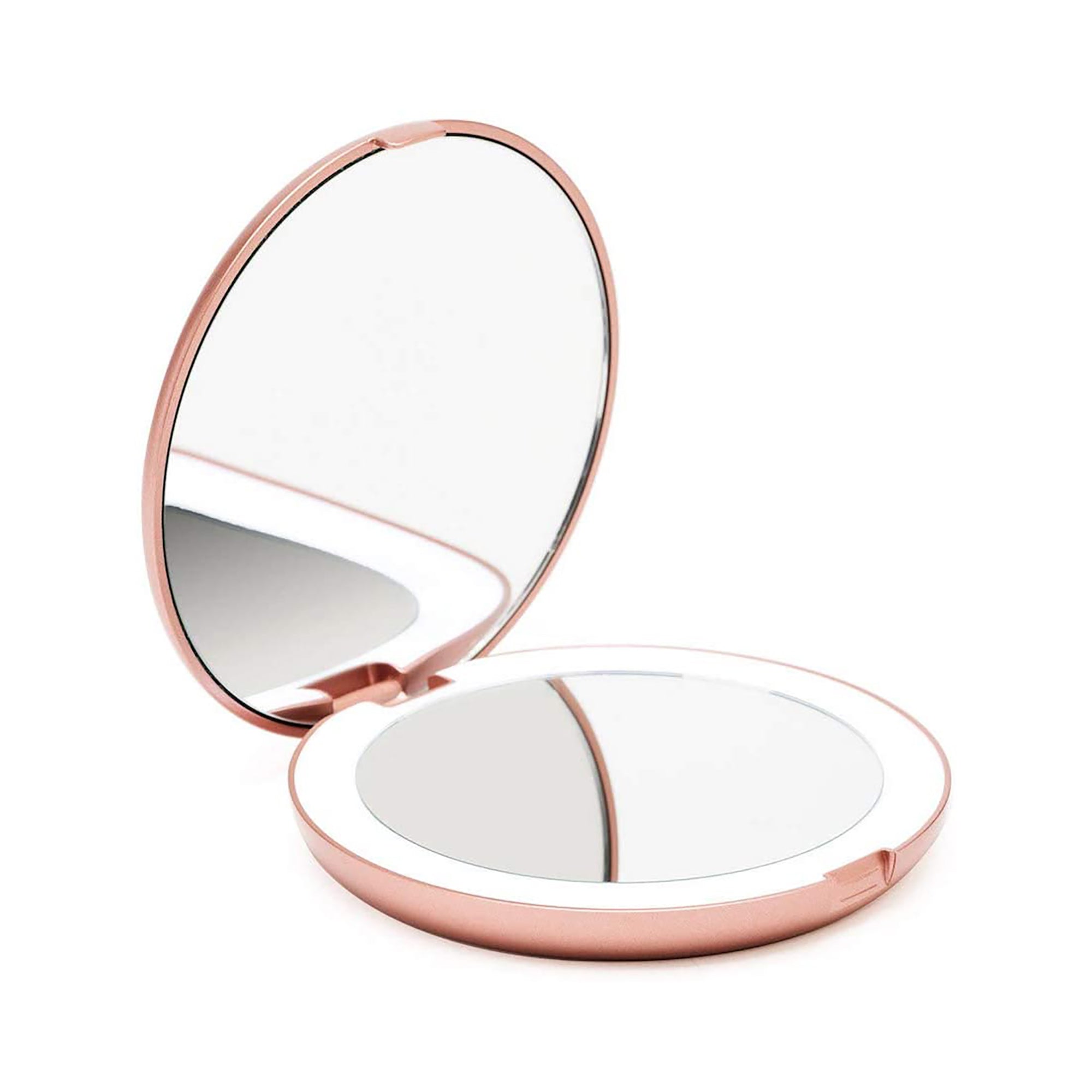 Fancii Lumi 5" Compact Mirror with LED Lights / ROSE GOLD