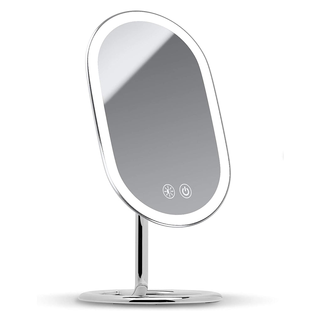 Fancii Vera Rechargeable Vanity Mirror with 3 LED Light Settings / CHROME thumbnail 1