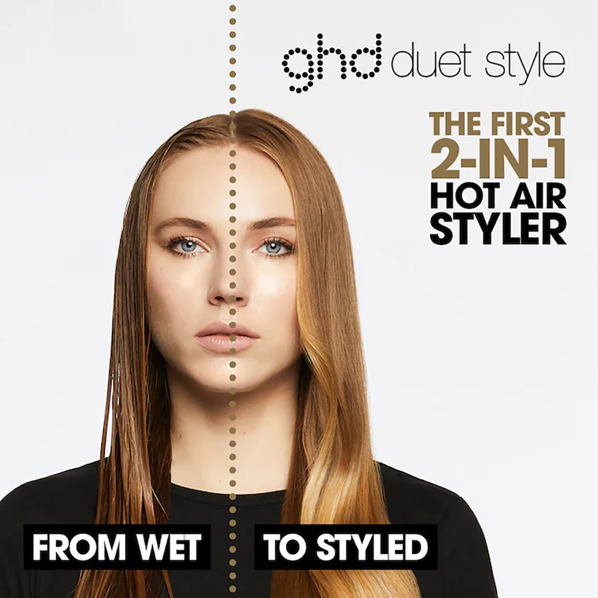 GHD Duet Styler 2-In-1 Hot Air Styler - White / WHITE, image 27059276841110