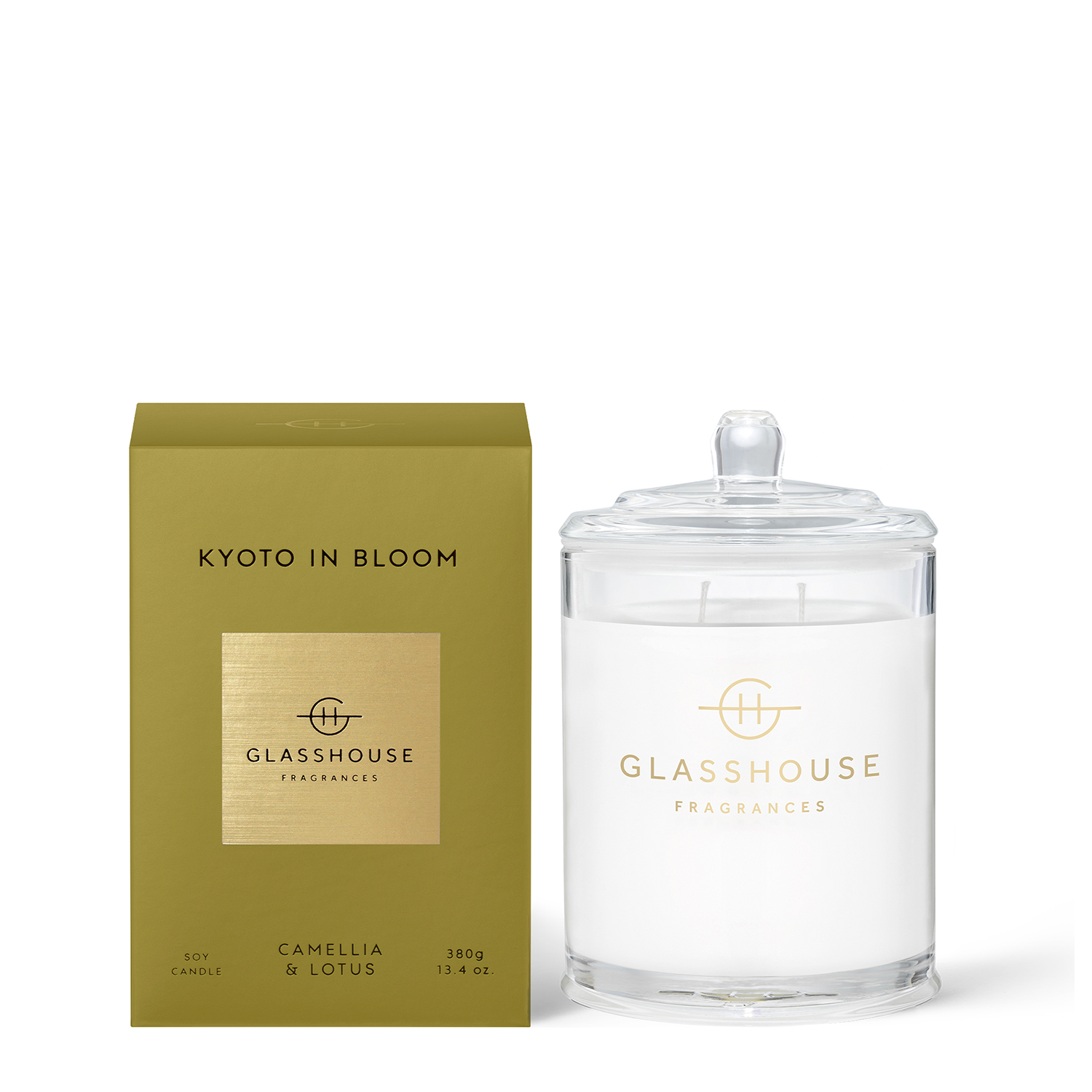 Glasshouse Fragrances - Kyoto in Bloom Candle / 13 oz
