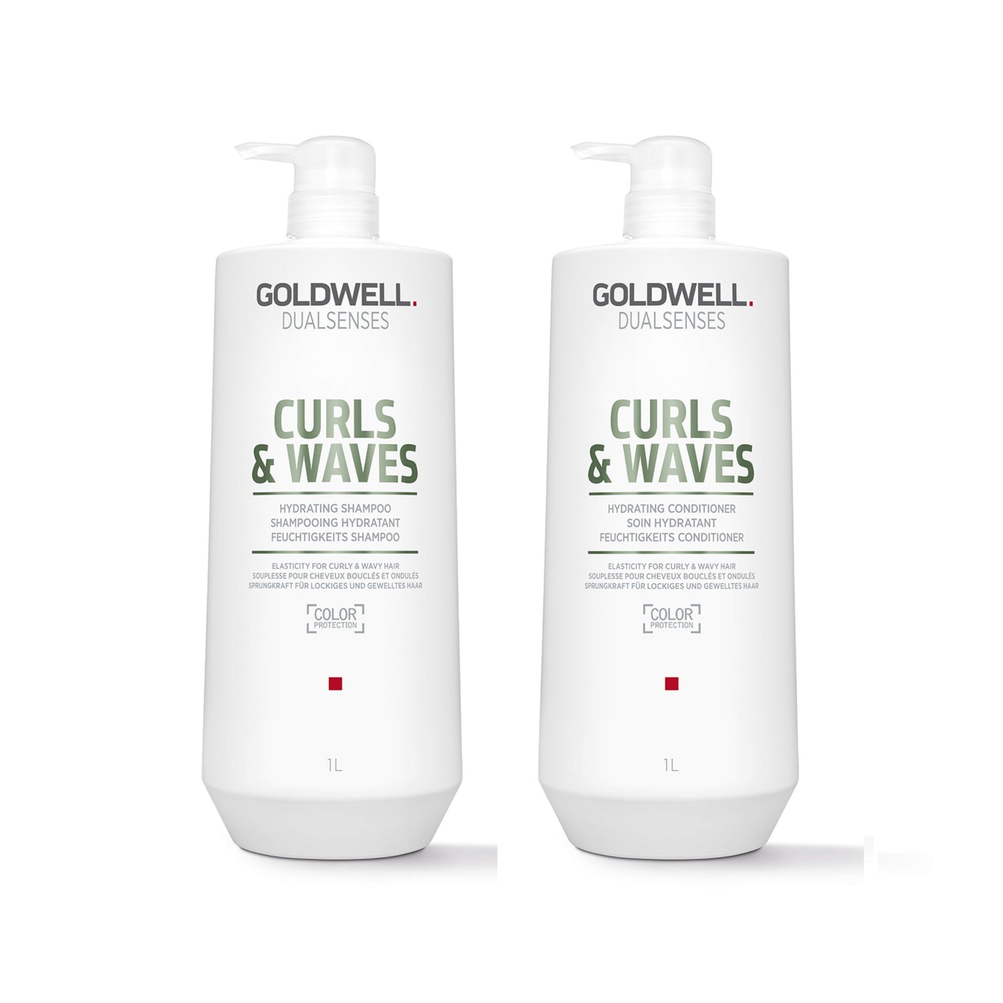 Goldwell Curls & Waves Shampoo and Conditioner Liter Duo ($85 Value) / 33.8OZ