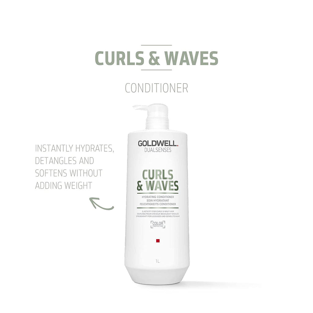 Goldwell Curls & Waves Shampoo and Conditioner Liter Duo ($85 Value) / 33.8OZ thumbnail 3