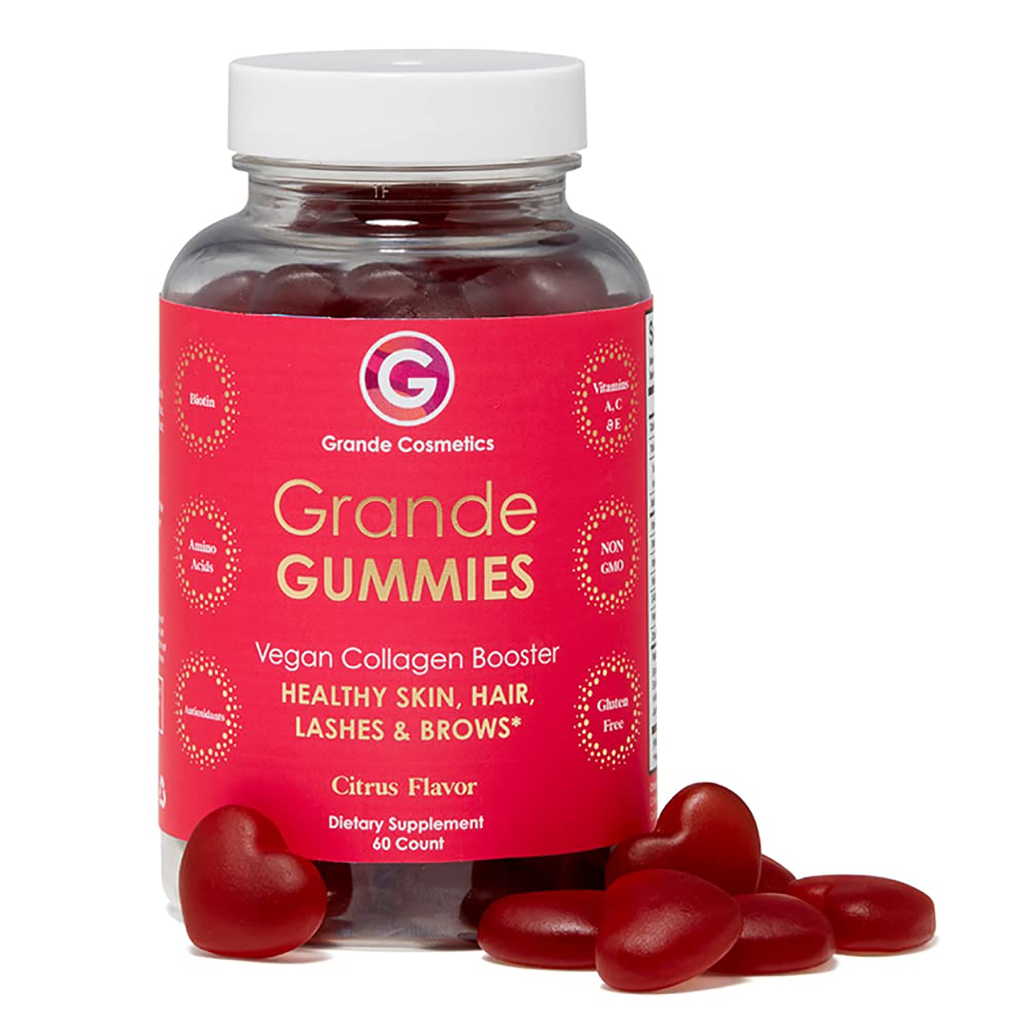 GrandeGUMMIES Vegan Collagen Booster Gummy / 60CT