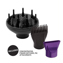 Hot Tools Tourmaline Tools 2000 Turbo Ionic Dryer - Black / BLACK 1043VK1