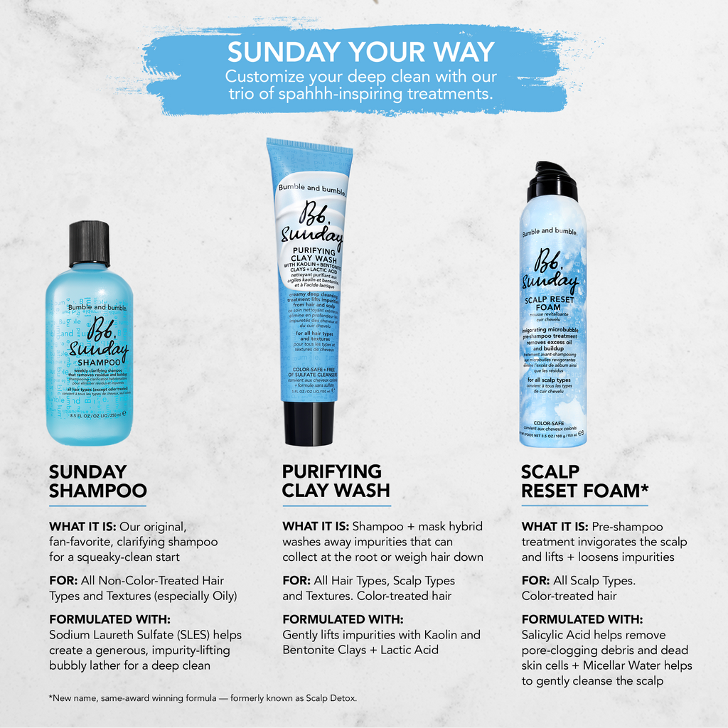 Bumble and Bumble Sunday Purifying Clay Wash / 5OZ