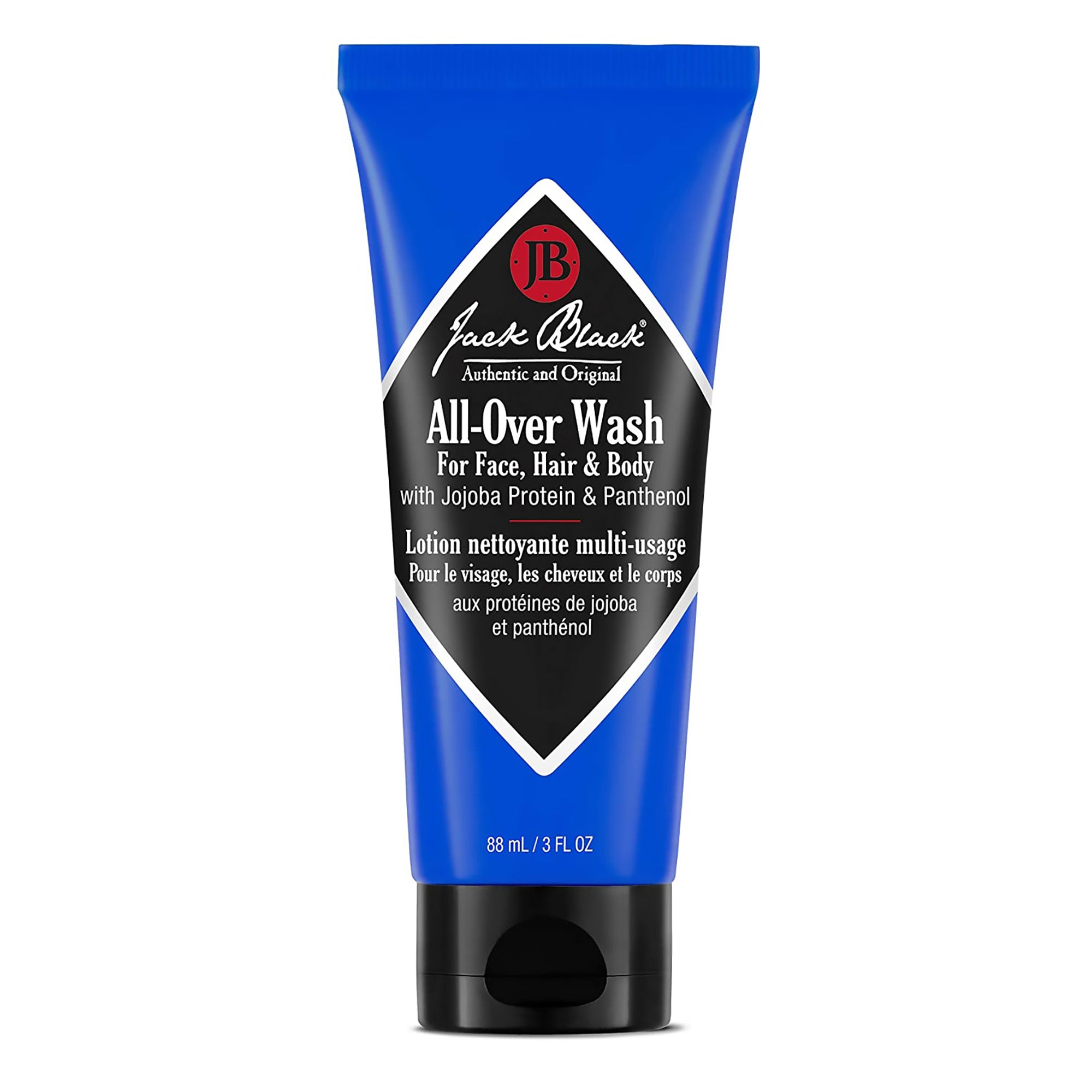 Jack Black All-Over Wash for Face, Hair & Body / 3OZ