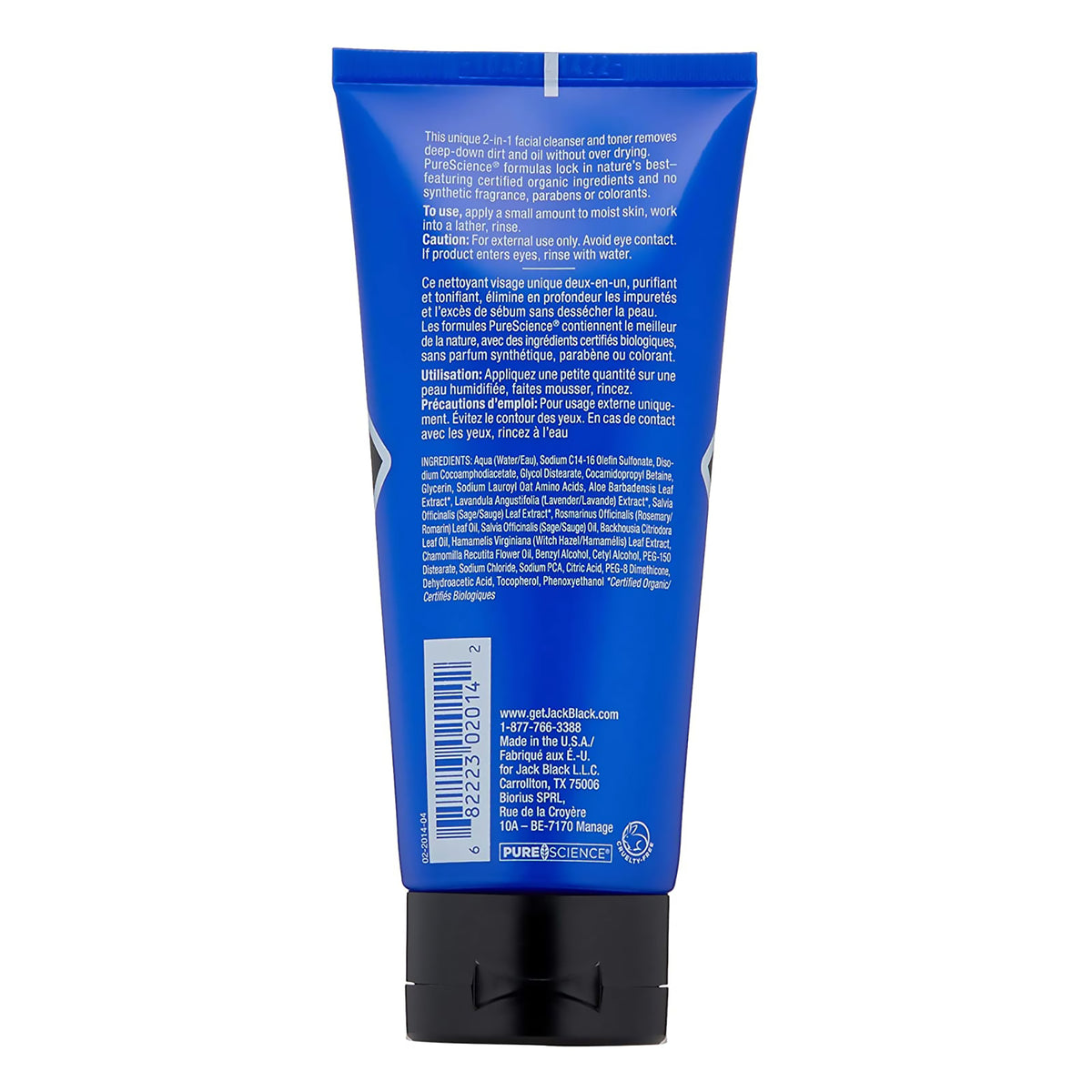 Jack Black Pure Clean Daily Facial Cleanser / 3OZ, image 27096931270806