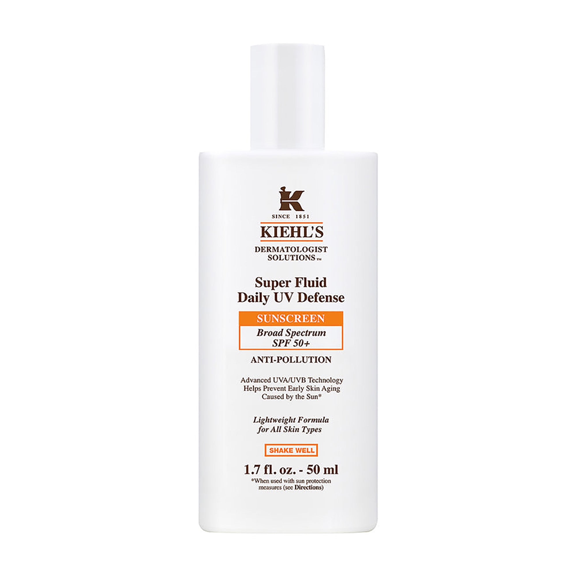 Kiehl's Super Fluid UV Defense Daily Facial Sunscreen SPF 50+ - 1.7oz / 1.7OZ