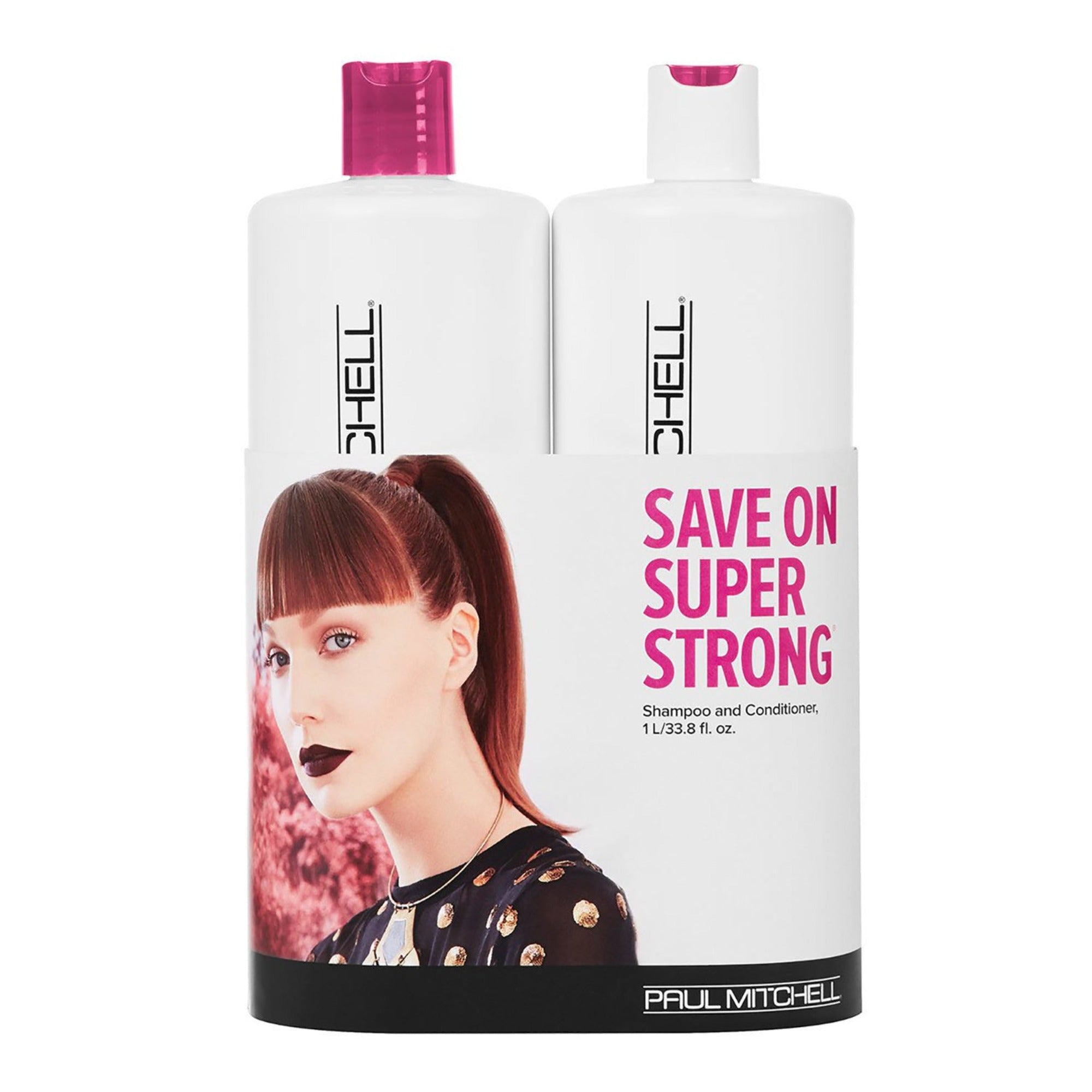 Paul Mitchell Strength Super Strong Shampoo & Conditioner Duo ($67.50 Value) / LITER