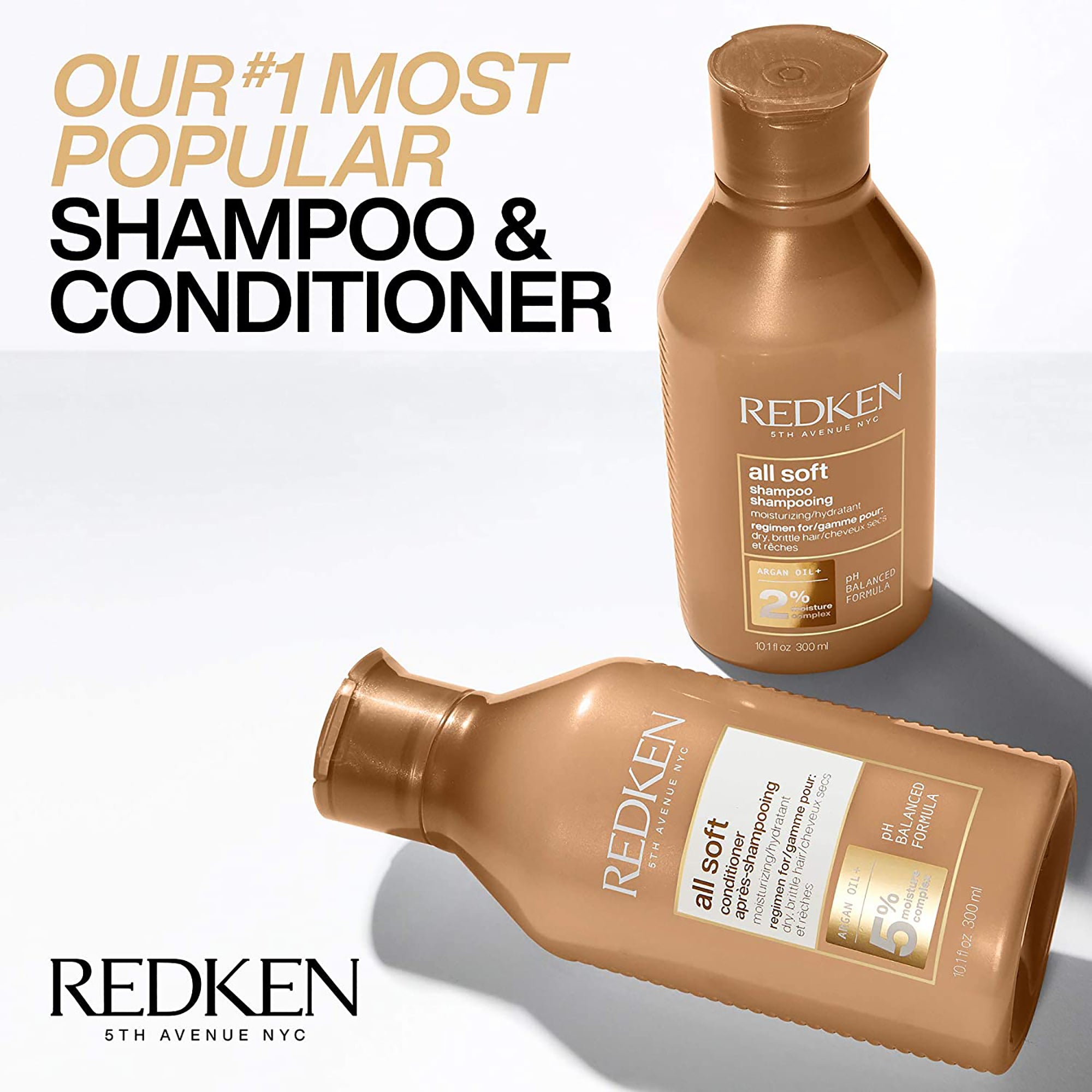 Redken All Soft Shampoo / 10 OZ