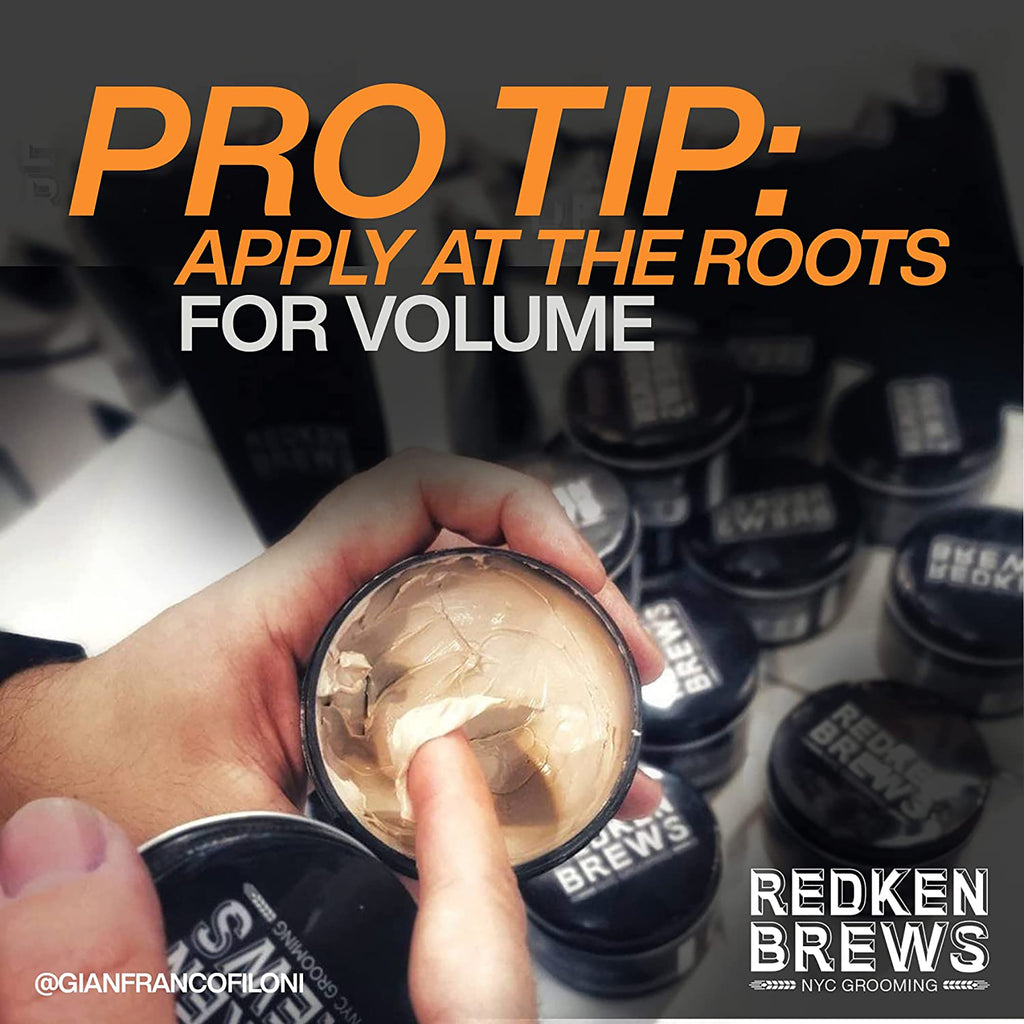 Redken Brews Clay Pomade For Men / 3.4OZ thumbnail 4