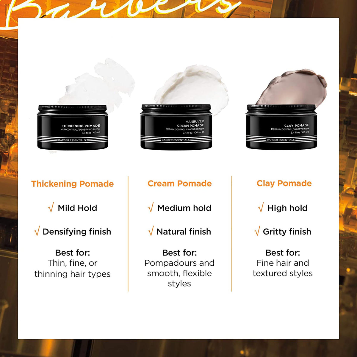 Redken Brews Maneuver Cream Pomade / 3.4OZ, image 27282474991766