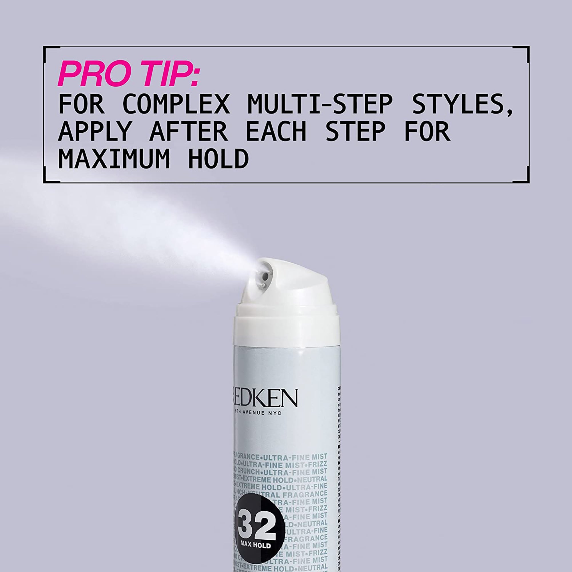 Redken Max Hold Neutral Fragrance Hairspray / 9OZ