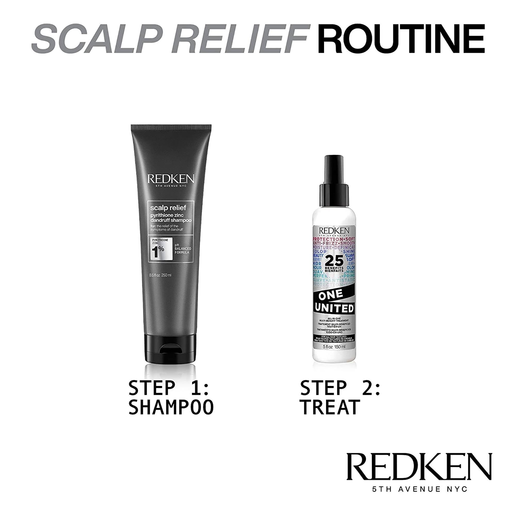 Redken Scalp Relief Dandruff Control Shampoo / 8.5 oz