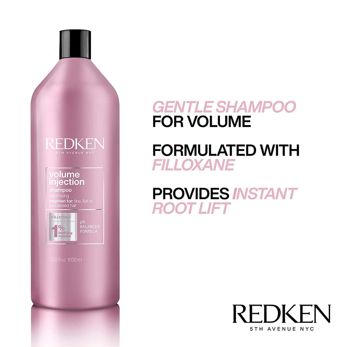 Redken Volume Injection Shampoo and Conditioner Liter Duo ($104 Value) / LITER, image 27293155524758