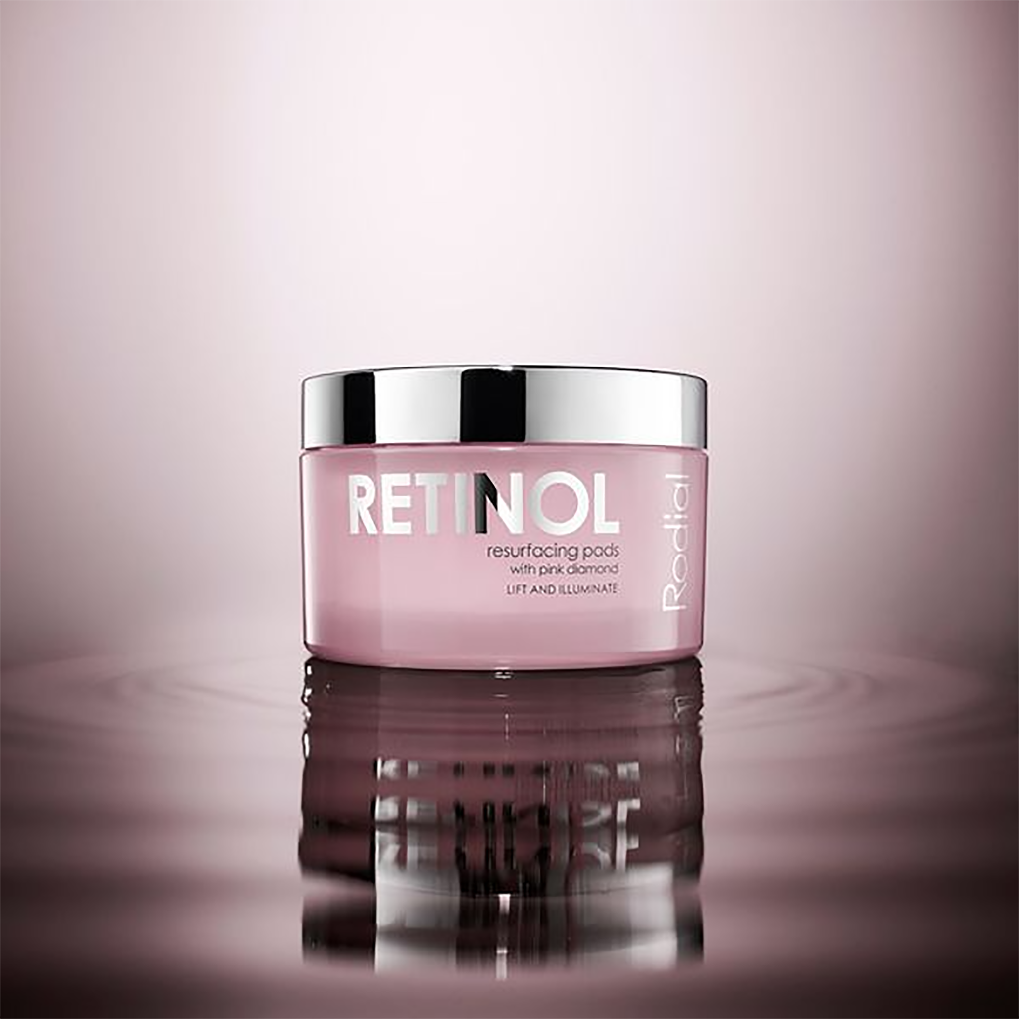 Rodial Pink Diamond Retinol Resurfacing Pads / 50CT