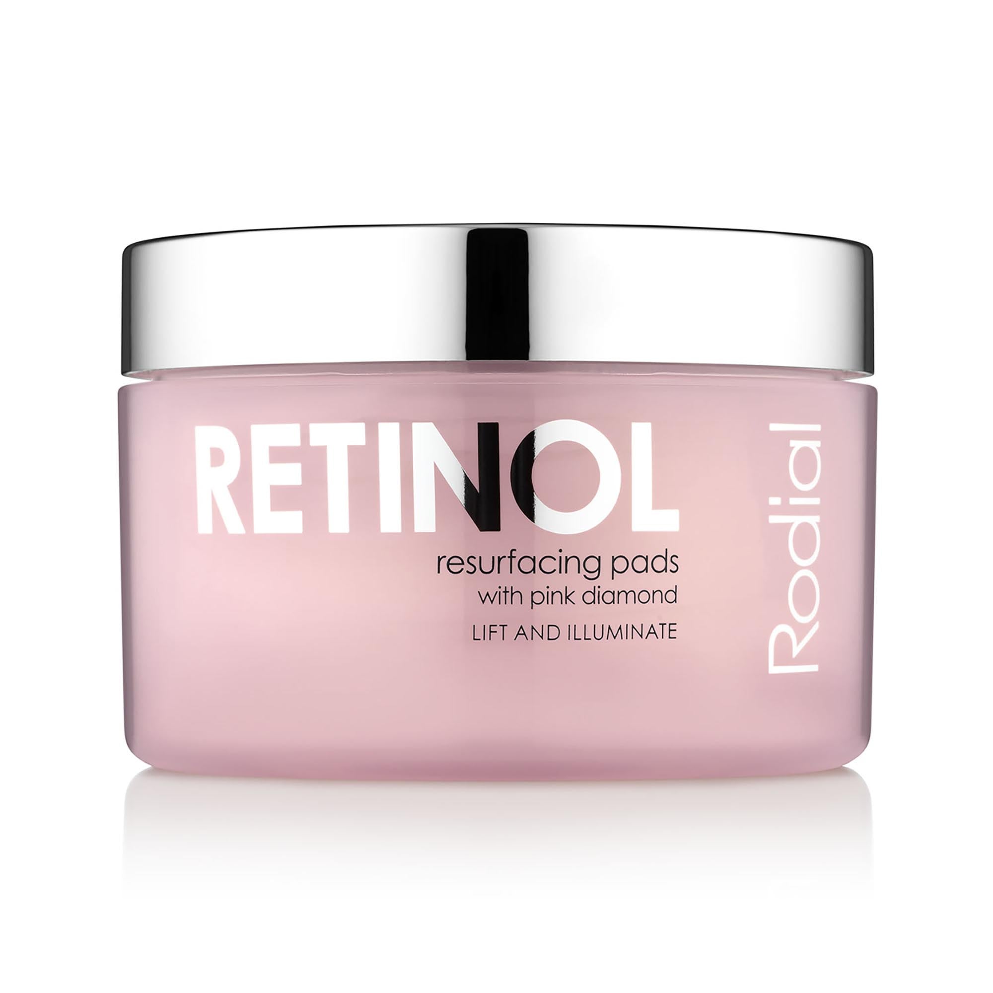 Rodial Pink Diamond Retinol Resurfacing Pads / 50CT