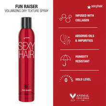 Sexy Hair Fun Raiser Dry Texturizing Spray / 8.5