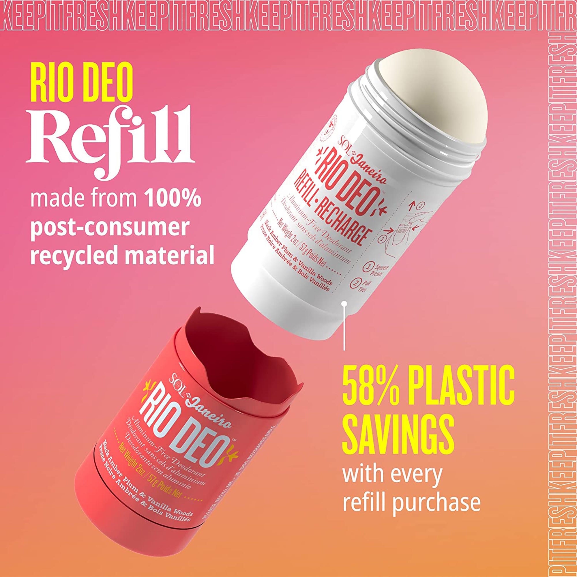 Rio Deo Aluminum-Free Deodorant Cheirosa '40 / 2OZ