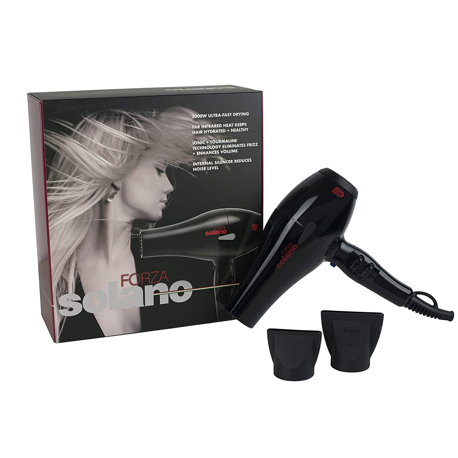 Solano Forza 2000W Ultra-Fast Drying Ceramic Hair Dryer