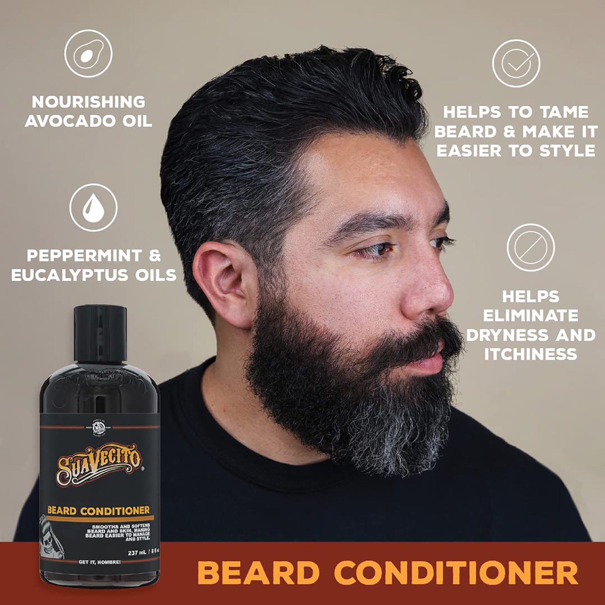 Suavecito Beard Conditioner / 8OZ