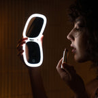 Vanity Planet Moda | Mini Light Up Makeup Mirror - Black / BLACK