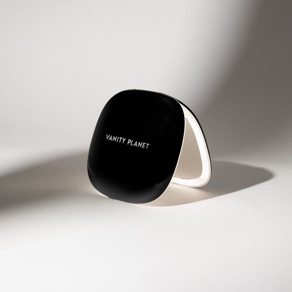 Vanity Planet Moda | Mini Light Up Makeup Mirror - Black / BLACK thumbnail 3