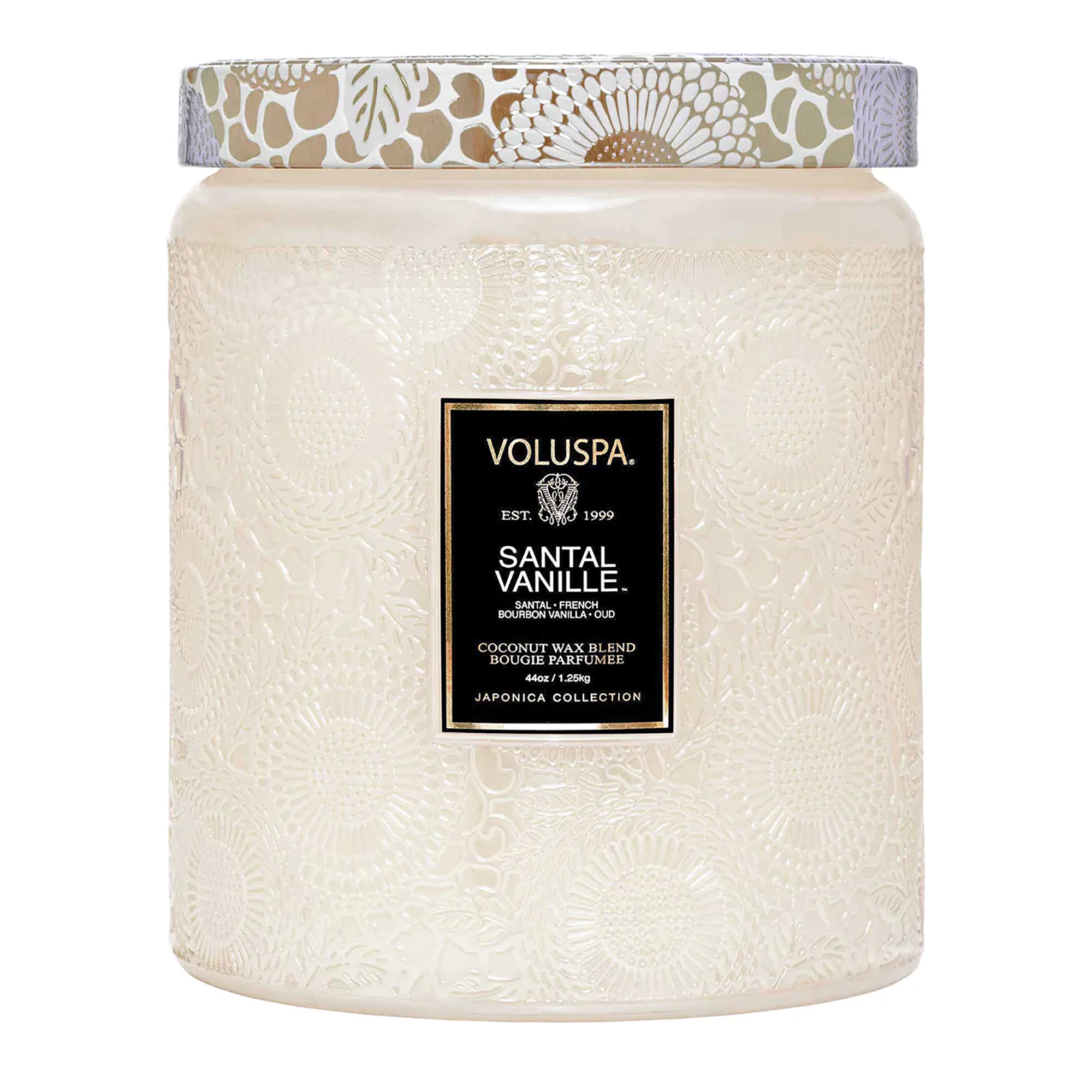 Voluspa Japonica Lux Jar Candle - 44oz / SANTAL VANILLE