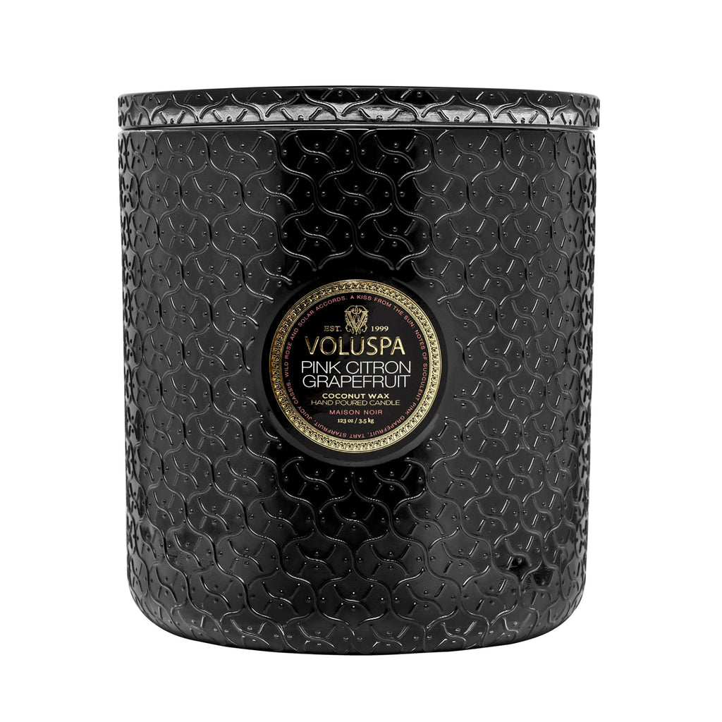 Voluspa 5 Wick Hearth Candle - Pink Citron Grapefruit / Pink Citron thumbnail 3