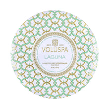 Voluspa Maison Blanc Metallo 3 Wick Candle / LAGUNA