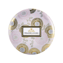 Voluspa Japonica 3 Wick Candle in Decorative Tin / PANJORE LYCHEE