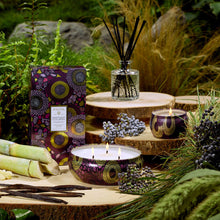 Voluspa Japonica 3 Wick Candle in Decorative Tin / Santiago Huckleberry