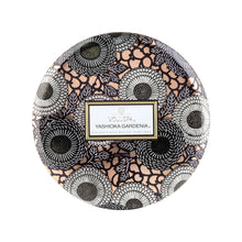 Voluspa Japonica 3 Wick Candle in Decorative Tin / Yashioka Gardenia