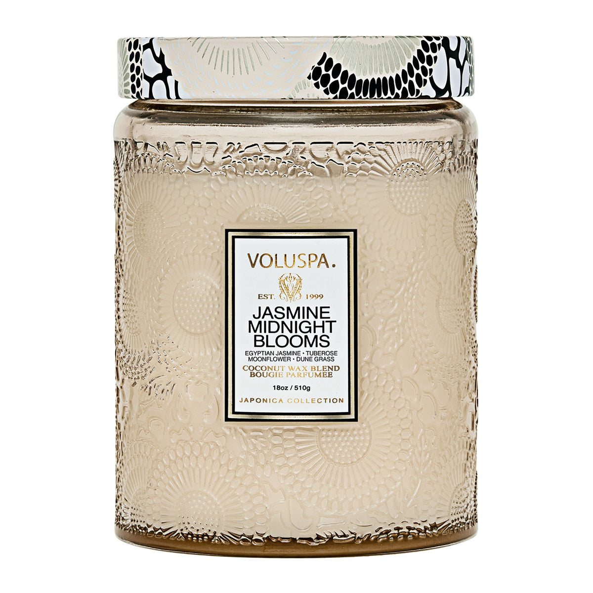 Voluspa Japonica Large Jar Candle 18oz / Jasmine Midnight Blooms, image 27068397912214