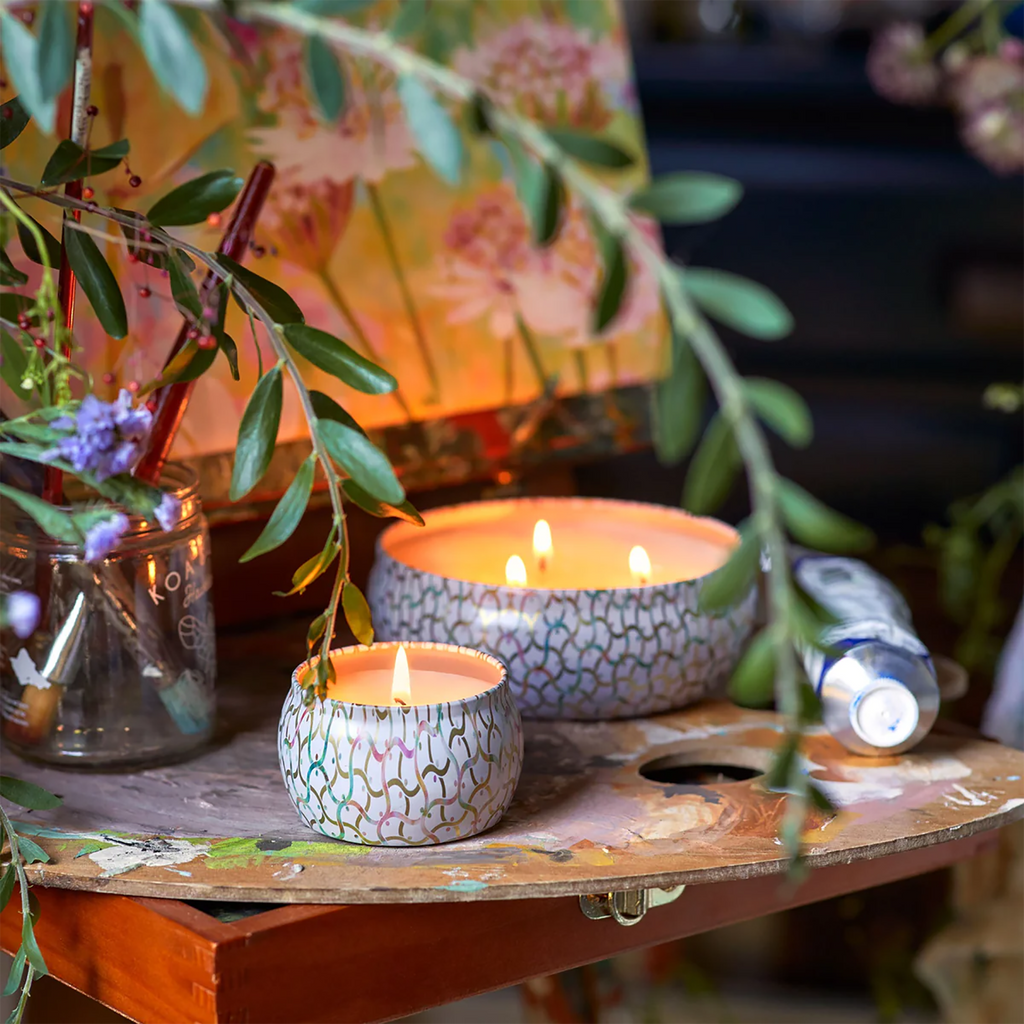 Voluspa Maison Blanc Metallo 3 Wick Candle / Wildflowers thumbnail 16