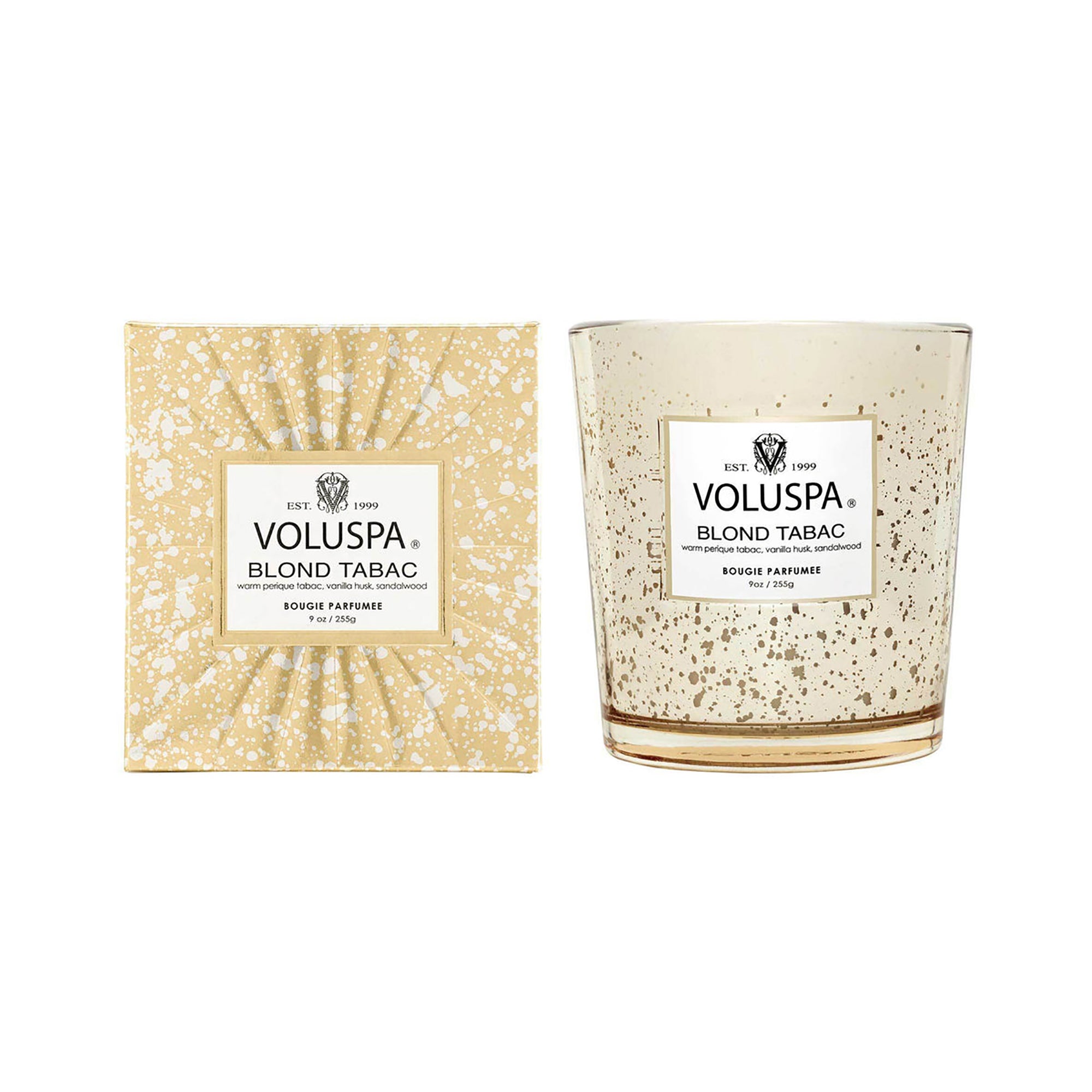 Voluspa Vermeil Classic Candle / Blond Tabac