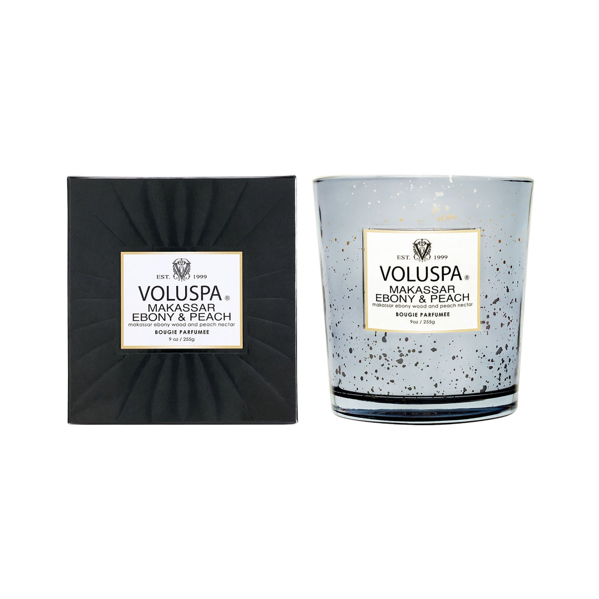 Voluspa Vermeil Classic Candle / Makassar Ebony and Peach, image 27083238768790
