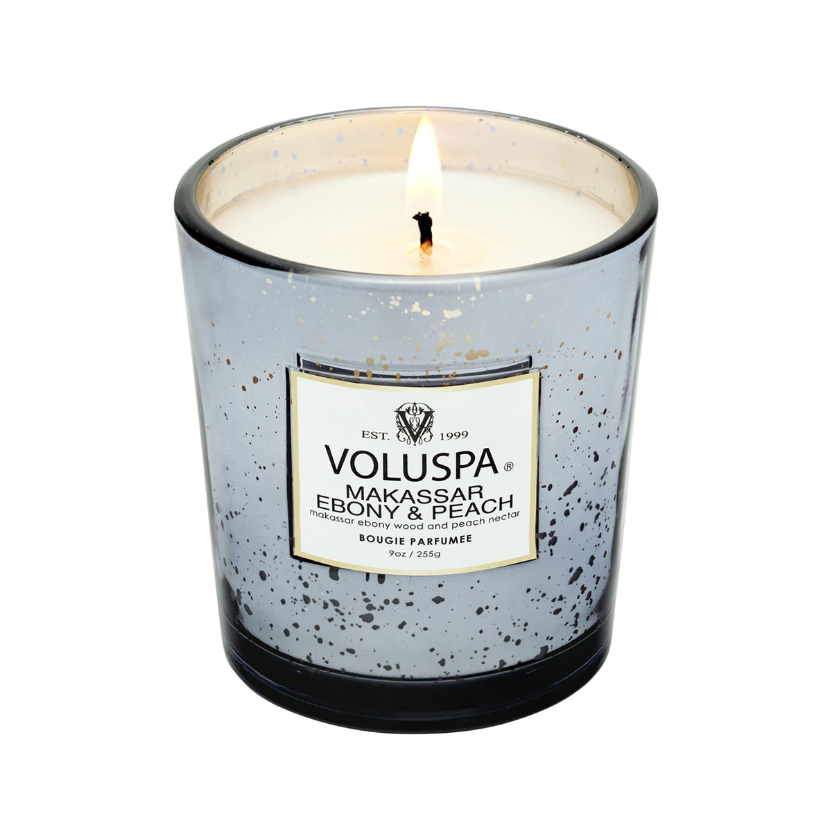 Voluspa Vermeil Classic Candle / Makassar Ebony and Peach, image 27083238834326