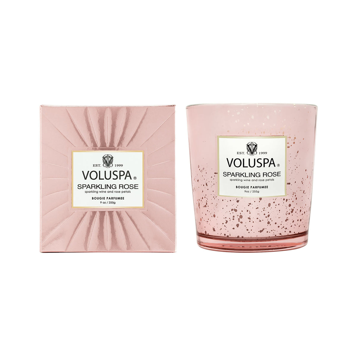 Voluspa Vermeil Classic Candle / SPARKLING ROSE, image 27083252990102