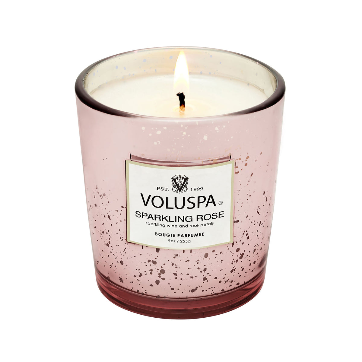 Voluspa Vermeil Classic Candle / SPARKLING ROSE, image 27083252957334