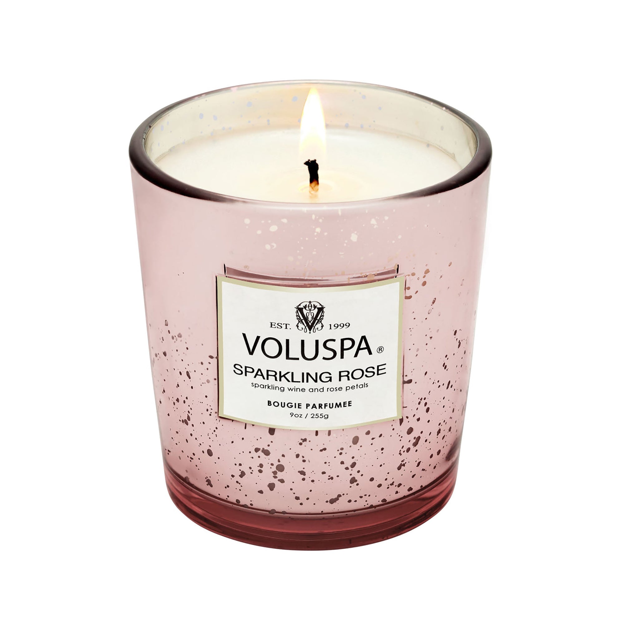 Voluspa Vermeil Classic Candle / SPARKLING ROSE