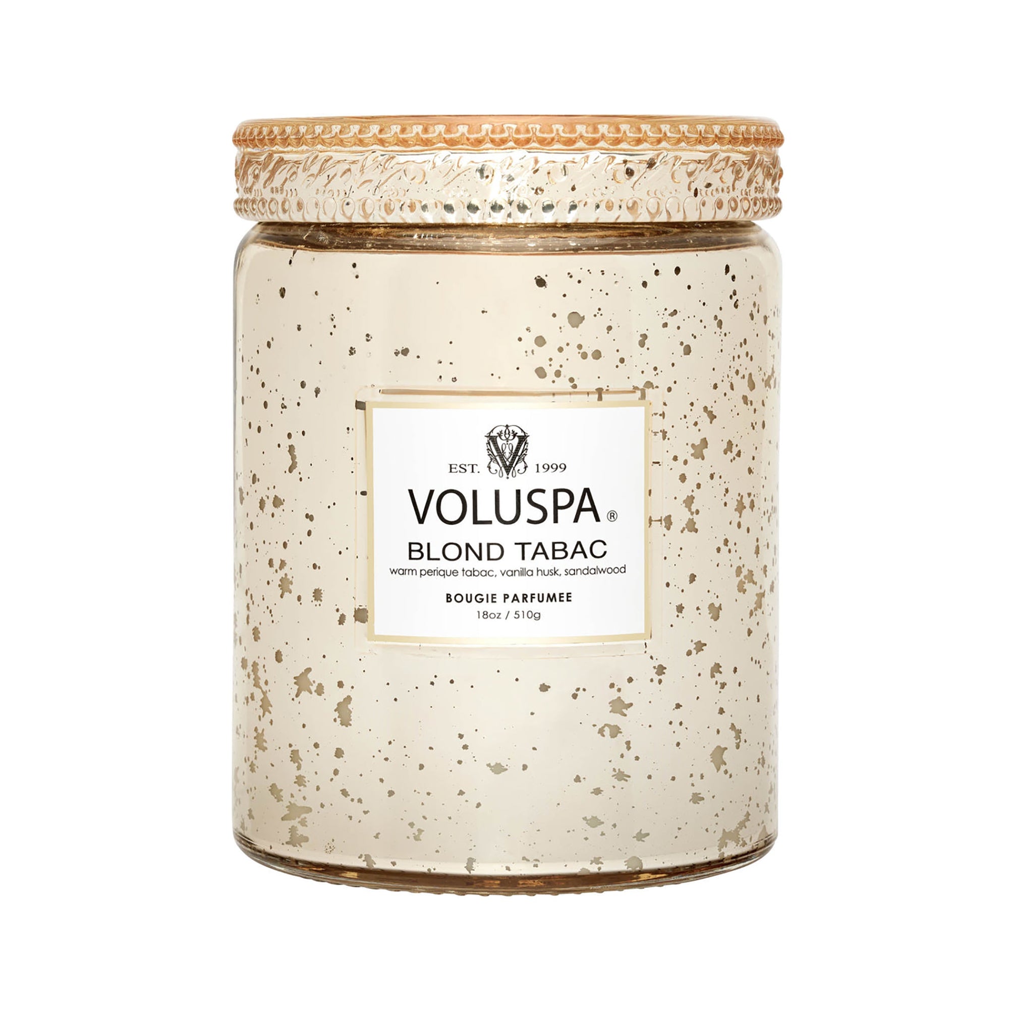 Voluspa Vermeil Large Jar Candle 18oz / Blond Tabac